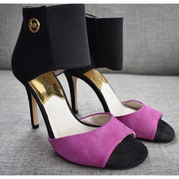 michael kors open toe heels